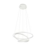 Eglo Hanglamp Lobinero-Z Aluminium Staal Wit 40W 6100lm - 830-865 Afstembaar Wit | IP20 - Zigbee Dimbaar