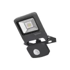 Ledvance LED Breedstraler Endura Zwart 10W 800lm 100D - 830 Warm Wit | IP44 - Bewegings- en lichtsensor - Symmetrisch