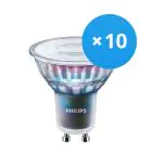 Voordeelpak 10x Philips MASTER LED Spot ExpertColor GU10 PAR16 5.5W 355lm 36D - 927 Zeer Warm Wit | Beste Kleurweergave - Dimbaar - Vervangt 50W