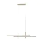 Eglo Hanglamp Trepilia Aluminium Staal Geschuurd 20W 2500lm - 830 Warm Wit | IP20